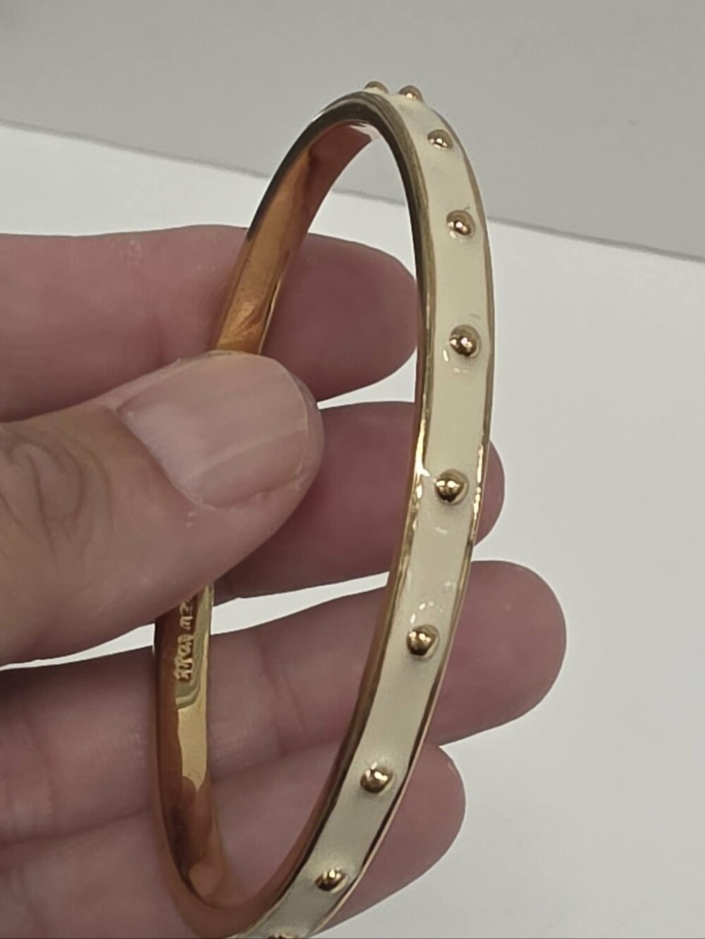 Kate‎ Spade Gold Enameled Bracelet
